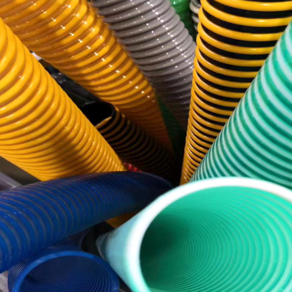 Manguera de succión de Pvc agrícola resistente a la abrasión y al envejecimiento