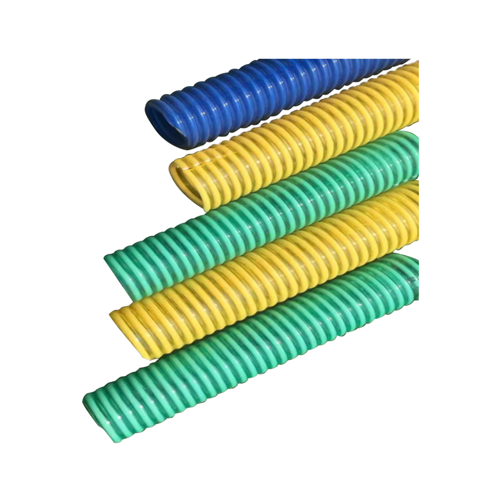 Manguera de succión de PVC para proyecto de conservación de agua industrial sintética resistente al desgaste